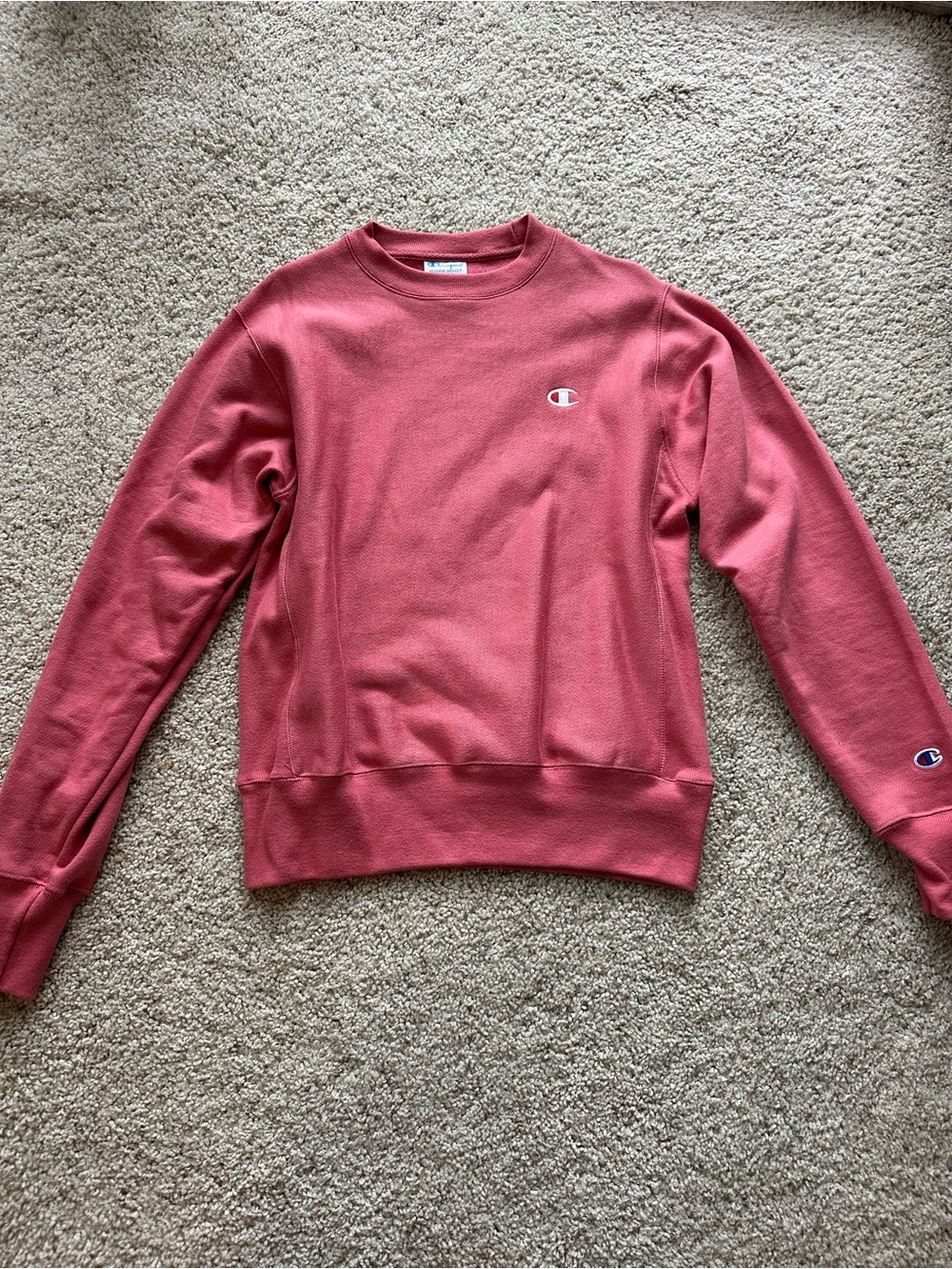 Champion Crewneck Sweatshirt in Dusty Rose Pink